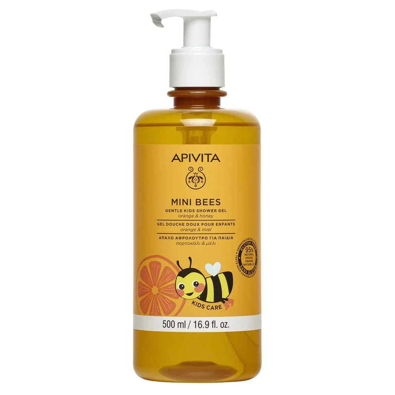 APIVITA Mini Bees Gentle Kids Shower Gel Orange & Honey 500ml
