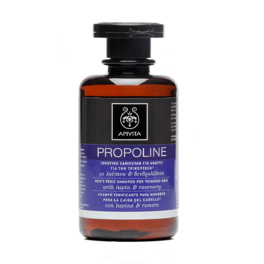APIVITA Holistic Hair Care Men's Tonic Shampoo with Hippophae TC & Rosemary Eco Pack 500ml
